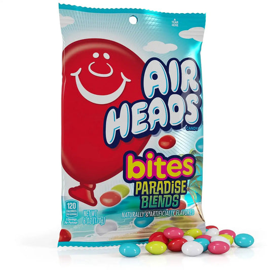 Airheads Candy Bites, Paradise Blend, 6 Ounces (12-Pack)