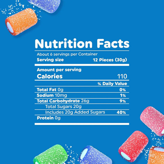 Airheads Soft Filled Candy Bites, Assorted Fruit, 6 Ounces (12-Pack)