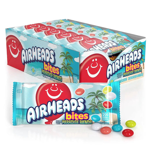 Airheads Candy Bites, Paradise Blend, 2 Ounces (18-Pack)